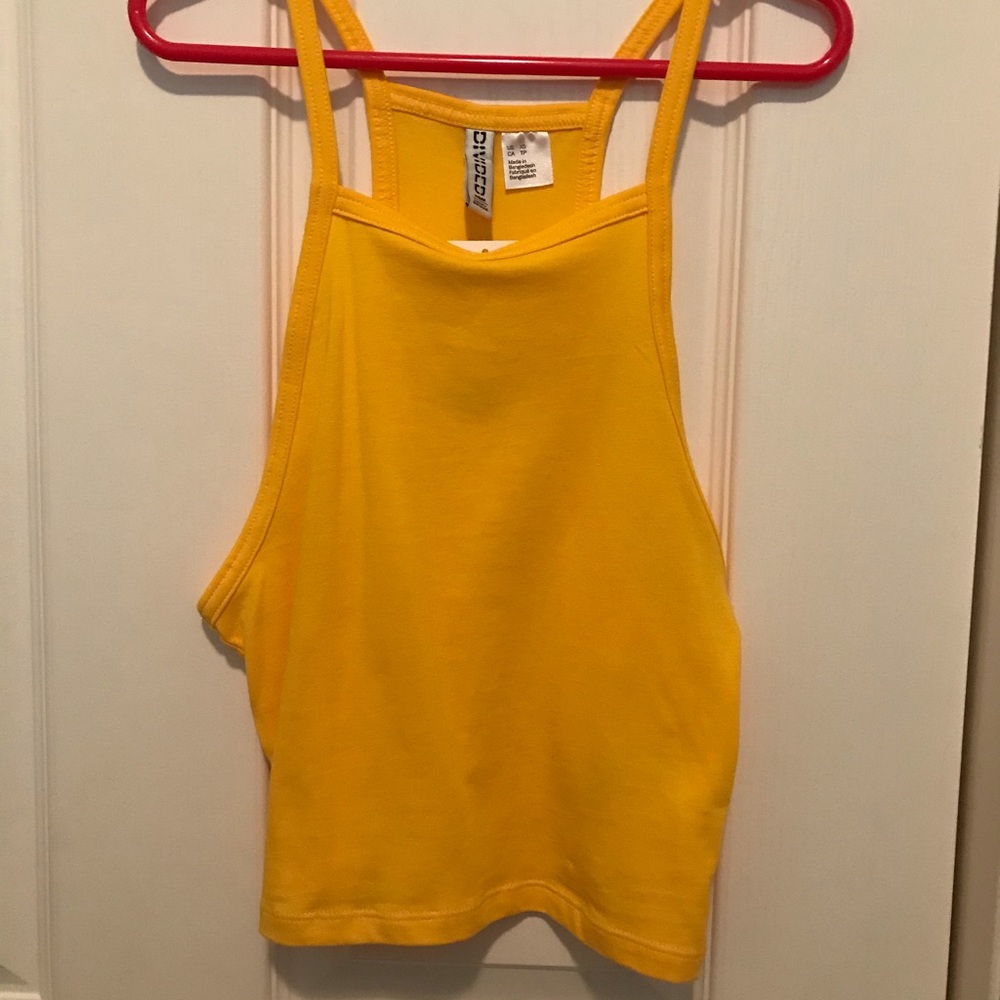 Yellow Crop Top